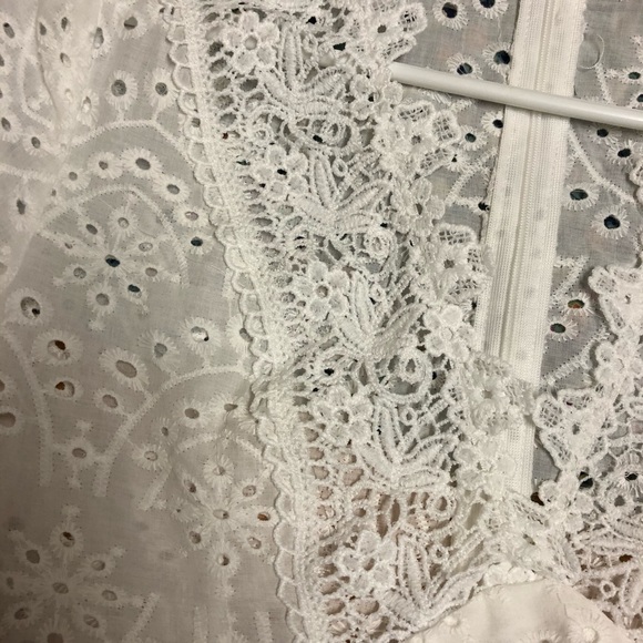 Lace Trim Eyelet Dress - Picture 6 of 6